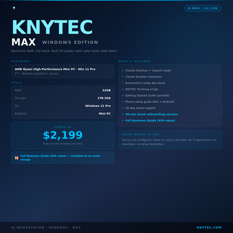 Knytec Max — Windows Edition